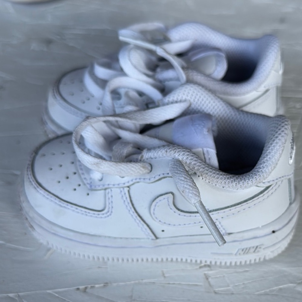 Nike Kids All-White Sneakers